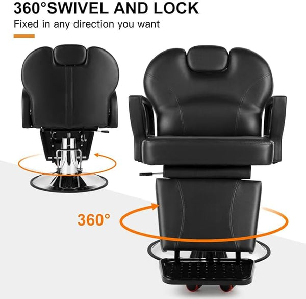 Black Barber Chair