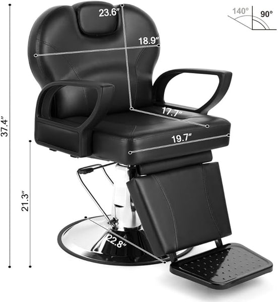 Black Barber Chair