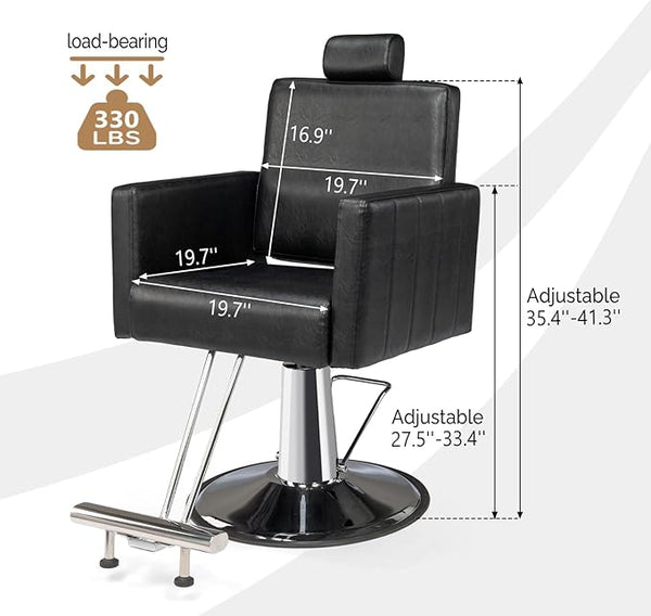 Reclining Salon Chair for Hair Stylist