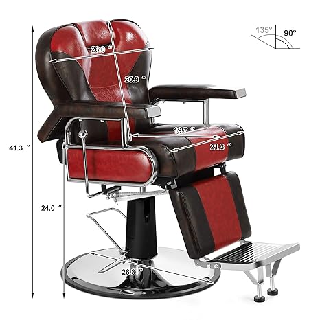 Camel Barber Chair