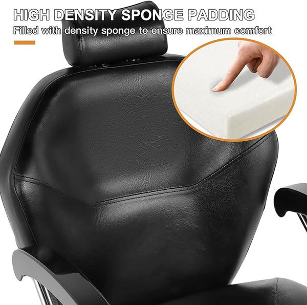 Black and Gold Salon Chair