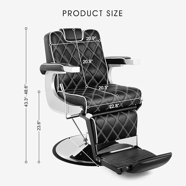 Wide Backrest Barber Chair