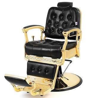Gold Hydraulic Barber Chair